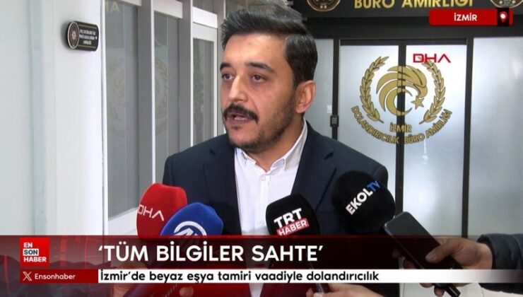 İzmir’de beyaz eşya tamiri vaadiyle dolandırıcılık: Şüpheliler yakalandı