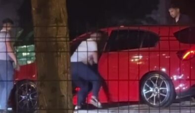 Kahramanmaraş’ta trafik magandası kamerada