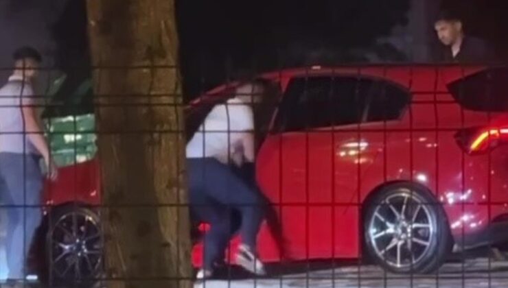 Kahramanmaraş’ta trafik magandası kamerada