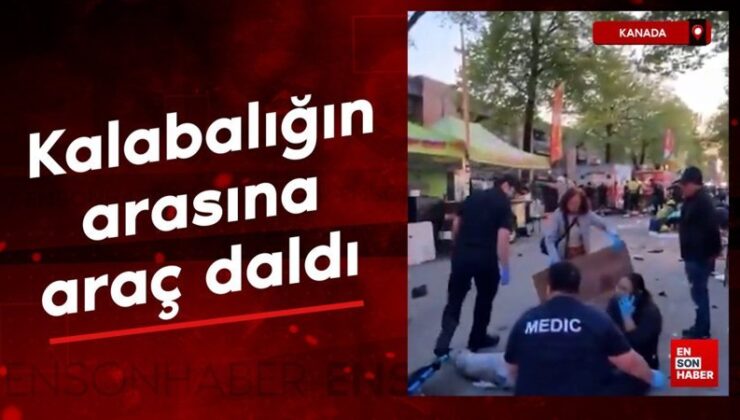 Kanada’da bir festivalde kalabalığın arasına araç daldı