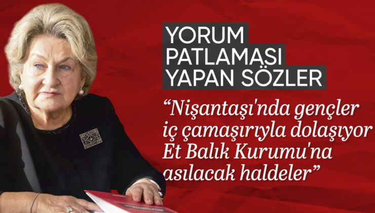 Kezban Hatemi: Nişantaşı’nda gençler iç çamaşırıyla dolaşıyor