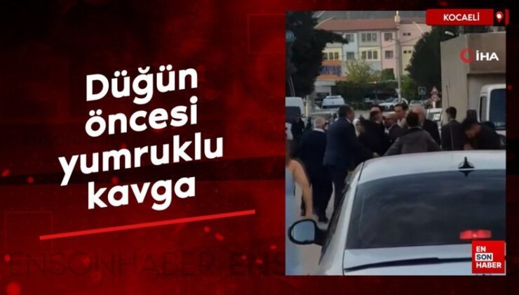 Kocaeli’de düğün öncesi yumruklu kavga