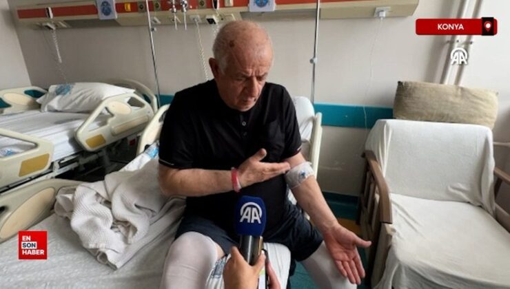 Konya’da beynine  pıhtı atan hasta Türkçe konuşmayı unuttu