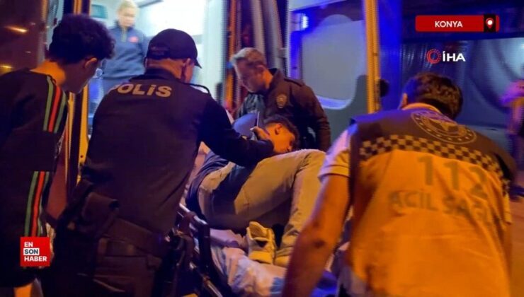 Konya’da husumetliler kavga etti, 1 kişi bıçaklandı