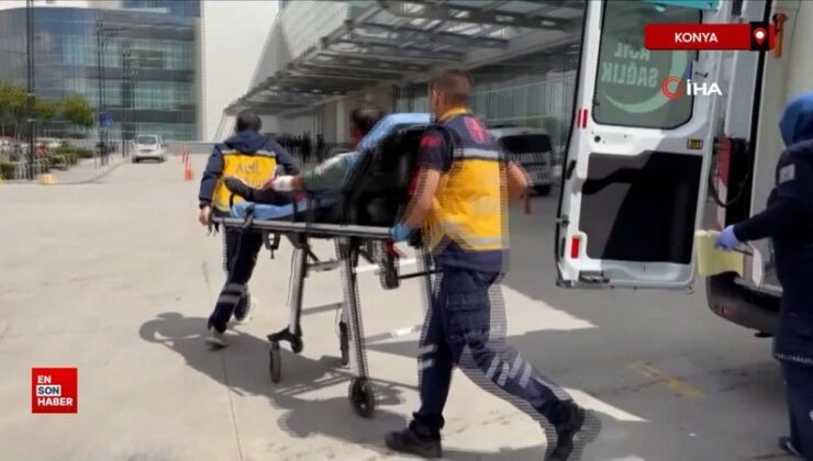 Konya’da kayınpeder damadı bıçakladı