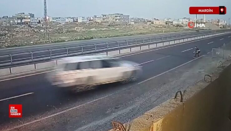 Mardin’de ‘dur’ ihtarına uymayan sürücü, polise çarpıp kaçtı