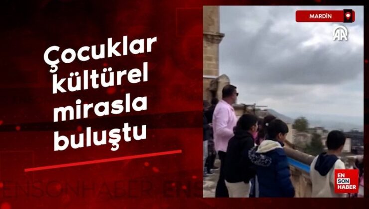Mardin’de ilçesinde çocuklar kültürel mirasla buluştu