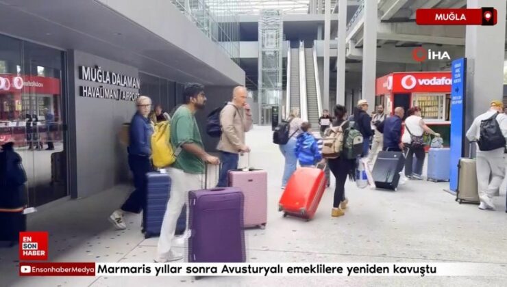Marmaris yıllar sonra Avusturyalı emeklilere yeniden kavuştu
