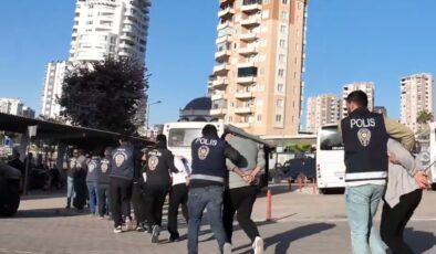 Mersin’de özel harekat ve ‘drone’ destekli siber operasyonda 128 tutuklama