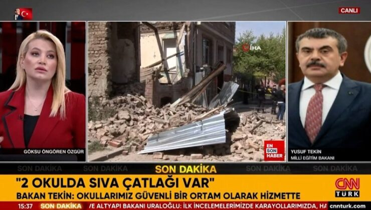 Milli Eğitim Bakanı Yusuf Tekin: Okullarımız güvenli bir ortam olarak tam hizmette