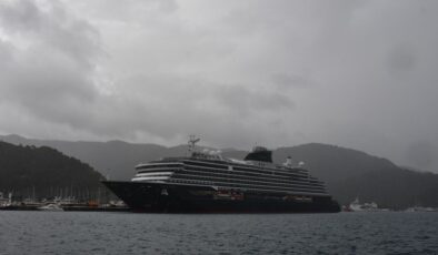 Muğla Marmaris’e kruvaziyerle 590 turist geldi