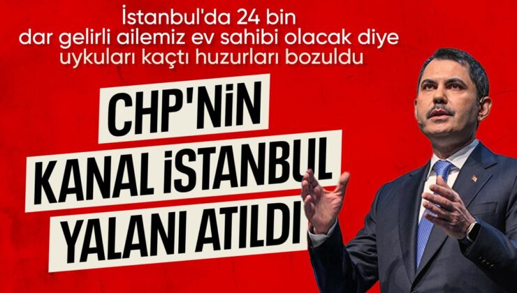 Murat Kurum’dan Özgür Özel’e ‘Kanal İstanbul’ tepkisi