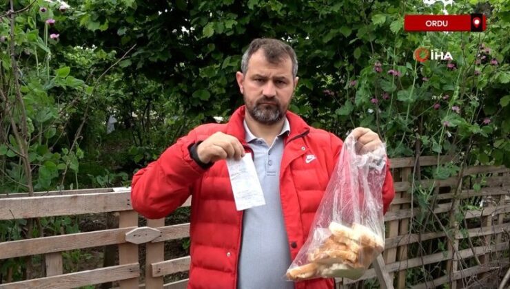 Ordu’da satın aldığı ekmek küflü ve çift etiketli çıktı, şikayetçi oldu