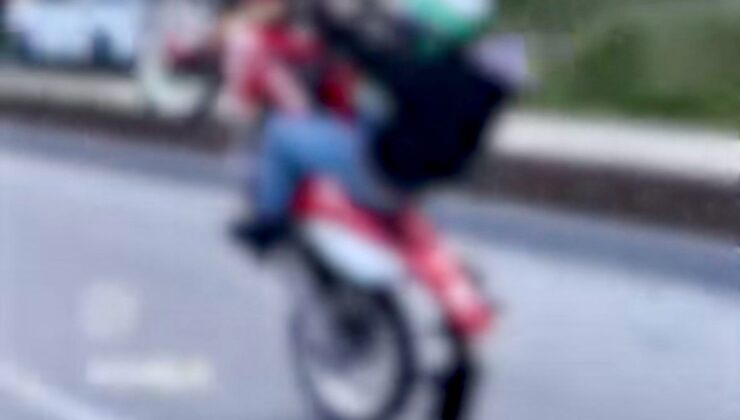 Ordu’da tek teker üstünde giden motosiklet sürücüsüne ceza