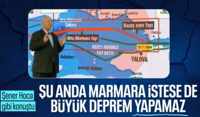 Övgün Ahmet Ercan: Marmara istese bile büyük deprem üretemez