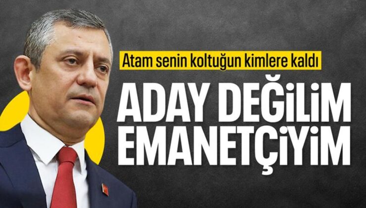 Özgür Özel: Cumhurbaşkanlığına adaylık niyetim yok