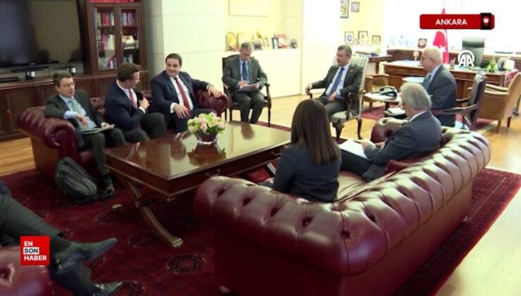 Özgür Özel, Nathanael Liminski ve beraberindeki heyetle bir araya geldi