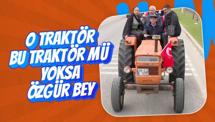 Özgür Özel, Yozgat’ta miting alanına traktörle gitti