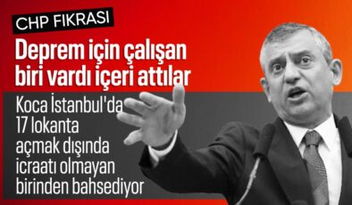 Özgür Özel’den ‘deprem’ yorumu