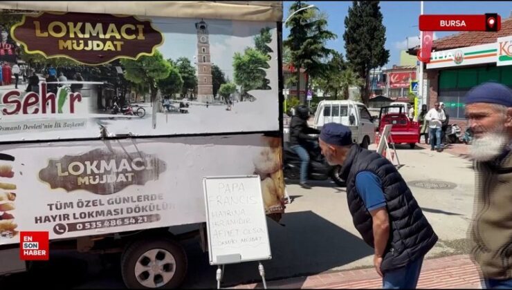 Papa Francis adına lokma döktürdü