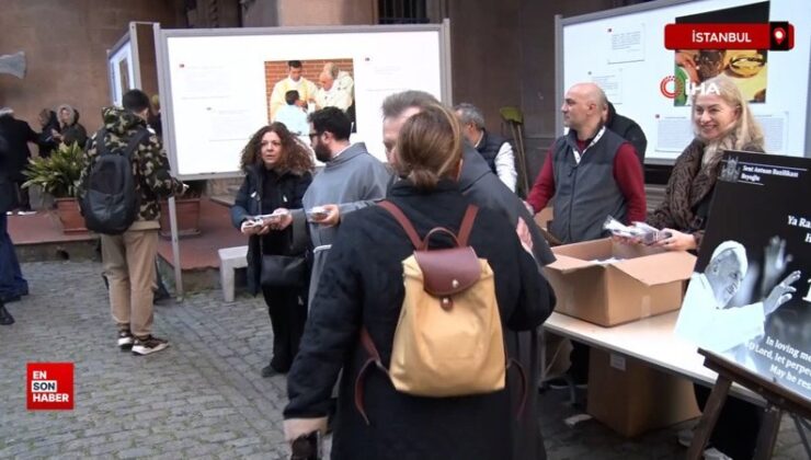 Papa Franciscus için St. Antuan Kilisesi’nde lokma dağıtıldı