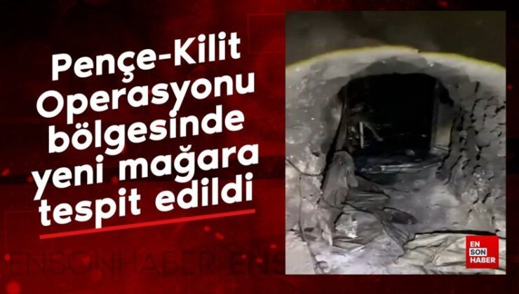 Pençe-Kilit Operasyonu bölgesinde yeni mağara tespit edildi