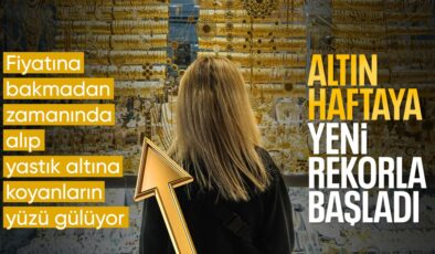 Piyasalarda son durum: Altın haftaya rekorla başladı