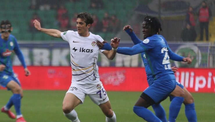 Rizespor, Eyüpspor’u tek golle geçti