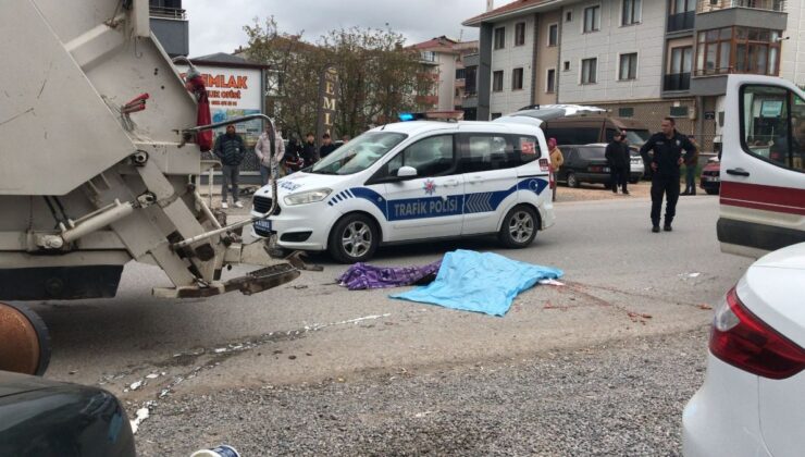 Sakarya’da çöp kamyonu, yayayı ezdi