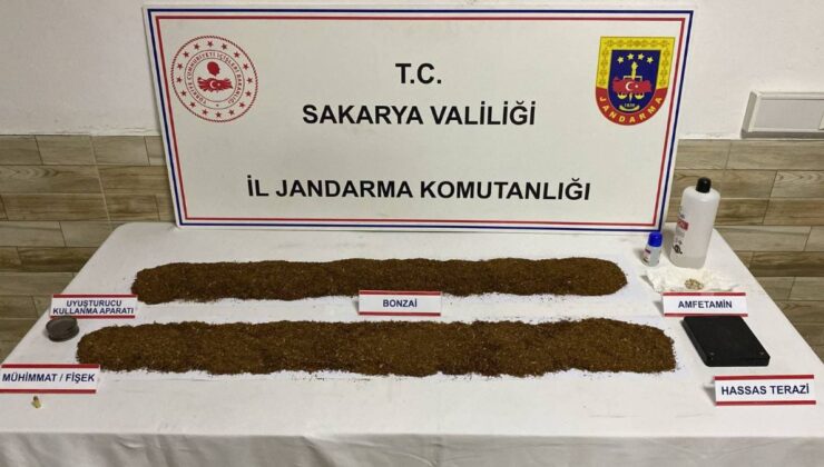 Sakarya’da jandarmadan uyuşturucu operasyonu