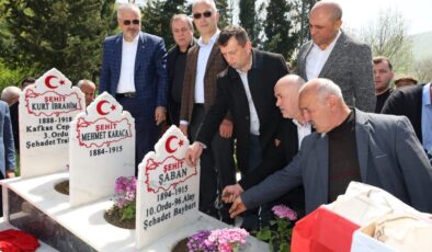 Samsun’da 3 şehit için 110 yıl sonra anma programı düzenlendi