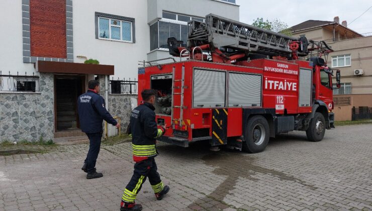 Samsun’da yangında dumandan zehirlenen bir kişi hayatını kaybetti