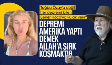 Şener Üşümezsoy: Depremi ABD yaptı demek, Allah’a şirk koşmaktır