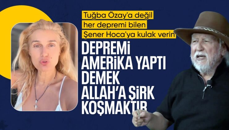 Şener Üşümezsoy: Depremi ABD yaptı demek, Allah’a şirk koşmaktır