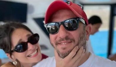 Serkan Keskin ve Meriç Aral işlere bebek molası verdi