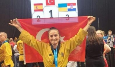Süper Babaanne Yalçın, Avrupa’dan bronz madalyayla döndü