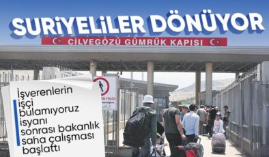 Suriyelilerin gidişinin iş gücüne etkisi ölçülecek