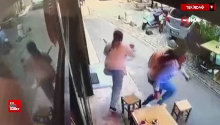 Tekirdağ’da kafe ve restoranlardaki kaçış anı görüntülendi