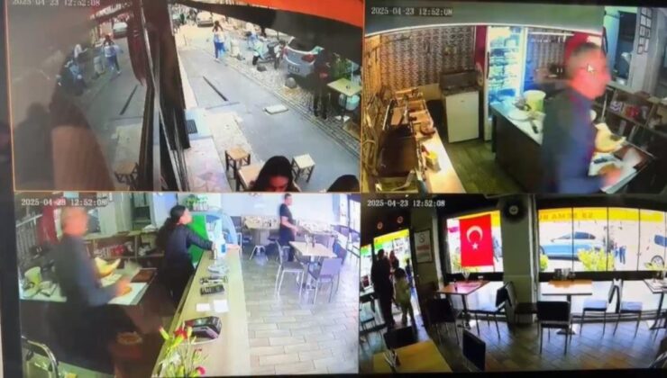 Tekirdağ’da kafede deprem anı: Müşteriler saniyeler içinde kaçtı