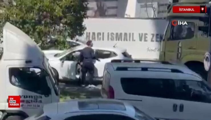 Ümraniye’de kamyon şoförü çekiçle saldırdı