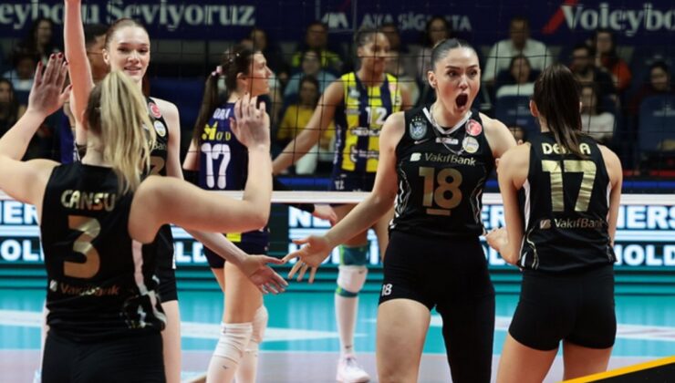 VakıfBank, Fenerbahçeyi yenerek seriyi 2-0 yaptı