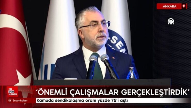 Vedat Işıkhan: Kamuda sendikalaşma oranı yüzde 75’i aştı