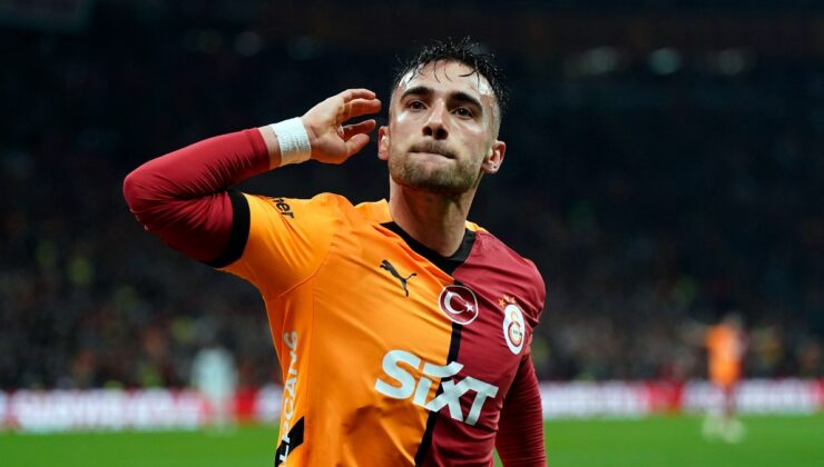 Yunus Akgün, Galatasaray’da 100. maçına çıktı