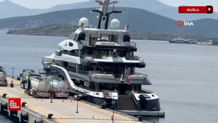 Yüzen saray Bodrum’da: 1 haftalık kira 1.1 milyon euro, yakıt bedeli 5 milyon TL