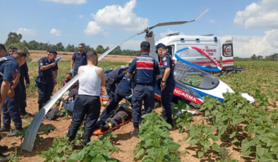 Adana’da jandarmaya ilişkin cayrokopter düştü: 2 yaralı