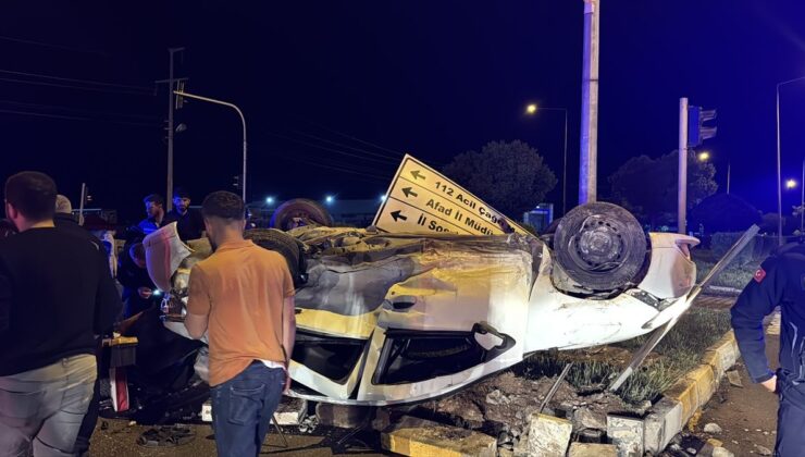 Adıyaman’da arabalar çarpıştı: 1’i ağır 3 yaralı