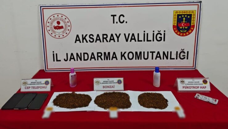 Aksaray’da jandarmadan uyuşturucu operasyonu: 3 tutuklama