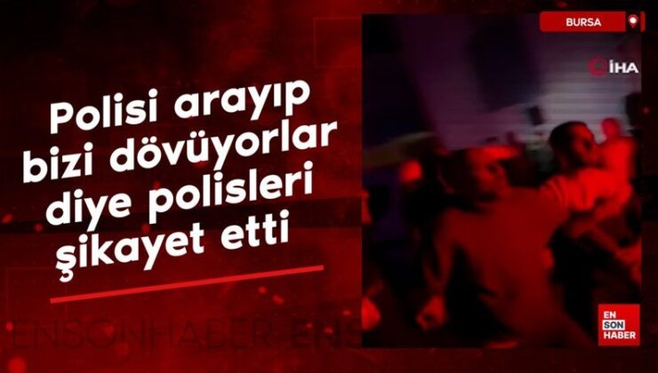Aksaray’da polisi arayıp, bizi dövüyorlar diye polisleri şikayet etti