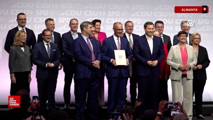 Almanya’da koalisyon kontratı imzalandı