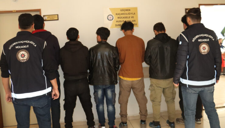 Amasya’da kuşkulu arabada 6 göçmen yakalandı